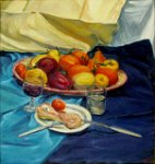merenda con pera e composizione
