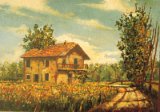 Campagna osiense (olio su tavola 30 x 20)