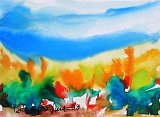 Brianza - Sensazioni cm 15 X 10,5  Tempera acquarellata 09