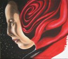 donna con foulard