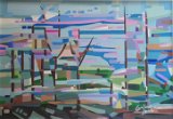 riflessi - acrilico su tela cm 35 x 50